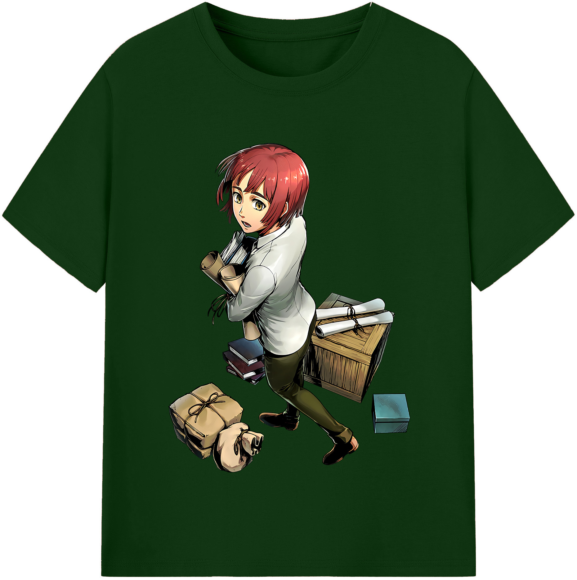 （画像用） 進撃の巨人 Attack on Titan 綿100％半袖Tシャツ（フロントプリント）